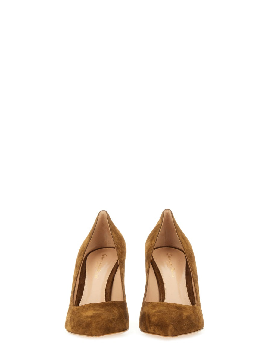 GIANVITO ROSSI 85mm Leather Pointed Toe Stiletto Pumps for Women