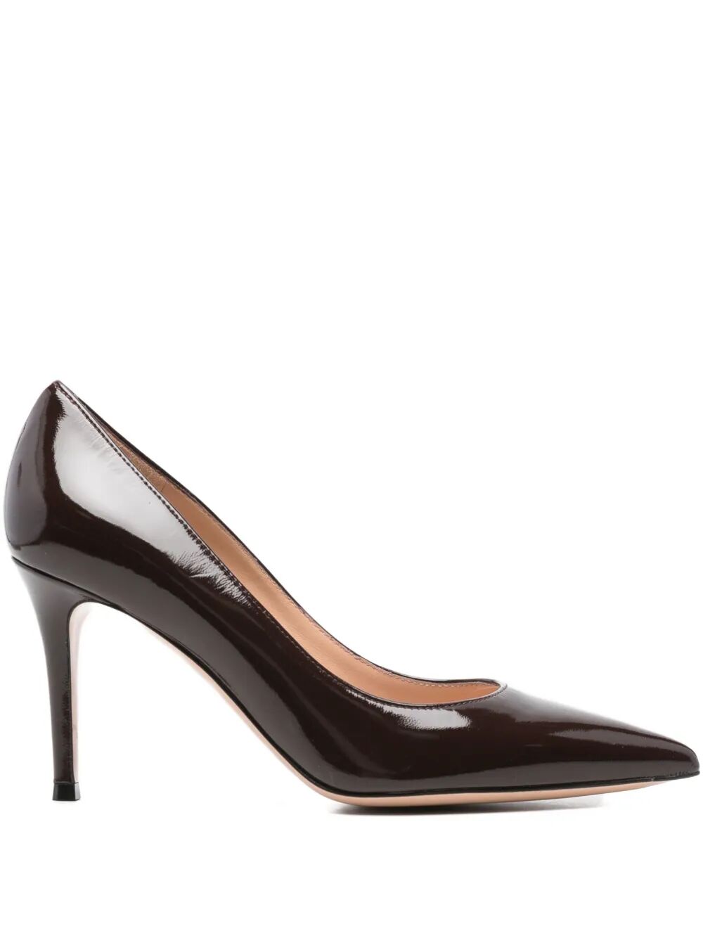 GIANVITO ROSSI Glossy Nappa Leather Pumps