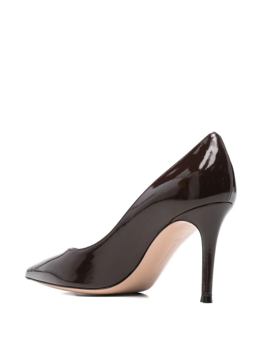 GIANVITO ROSSI Glossy Nappa Leather Pumps
