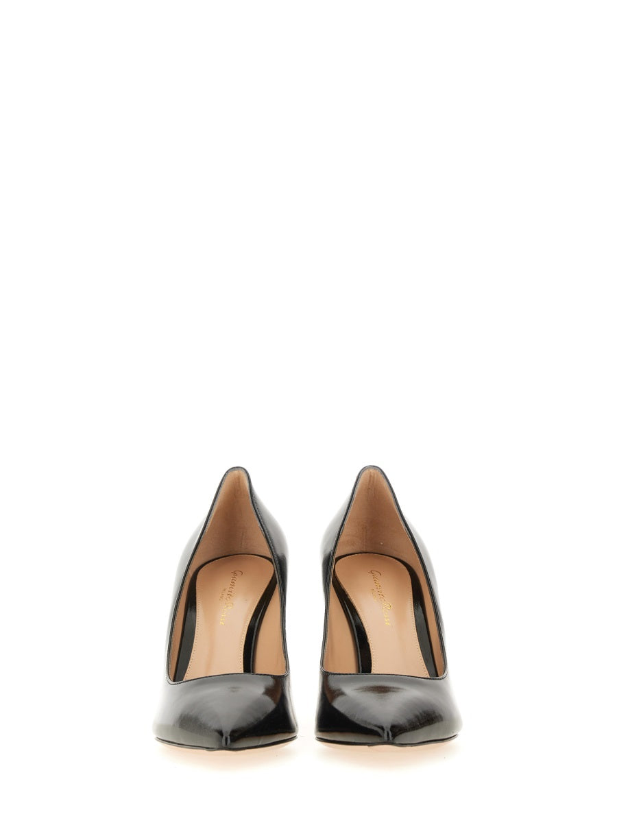 GIANVITO ROSSI Elegant Leather Pumps with 85MM Heel