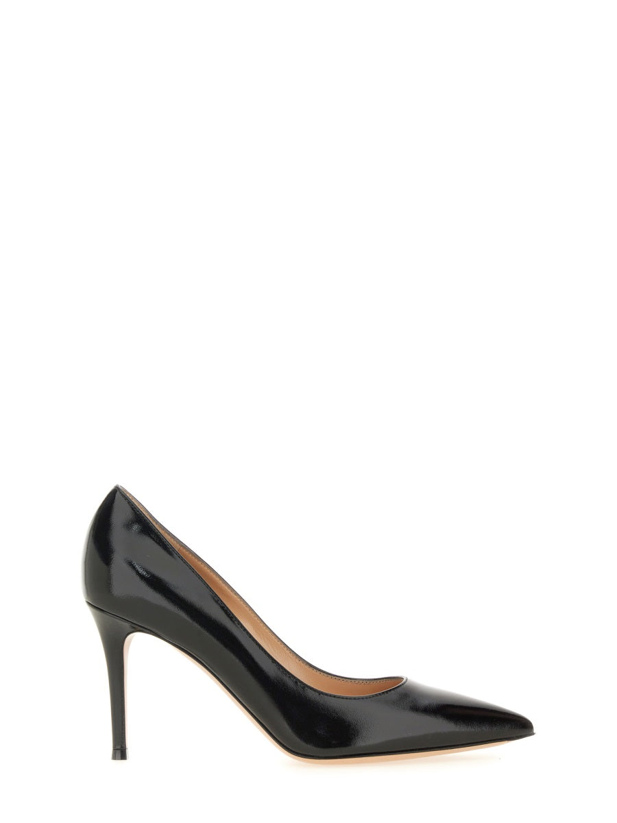 GIANVITO ROSSI Elegant Leather Pumps with 85MM Heel