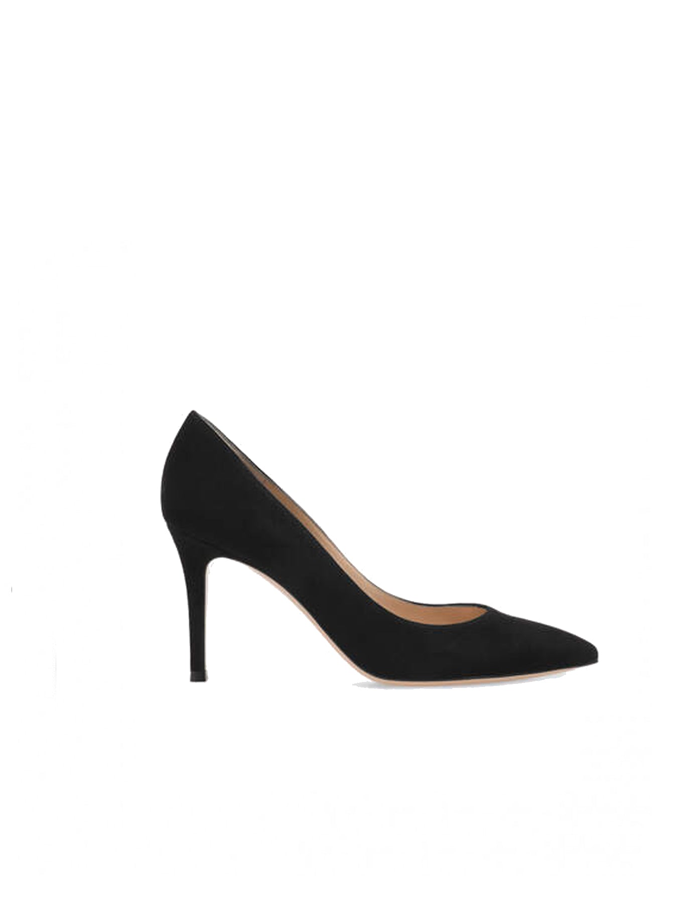 GIANVITO ROSSI Mid-Heeled Leather Pumps for Women