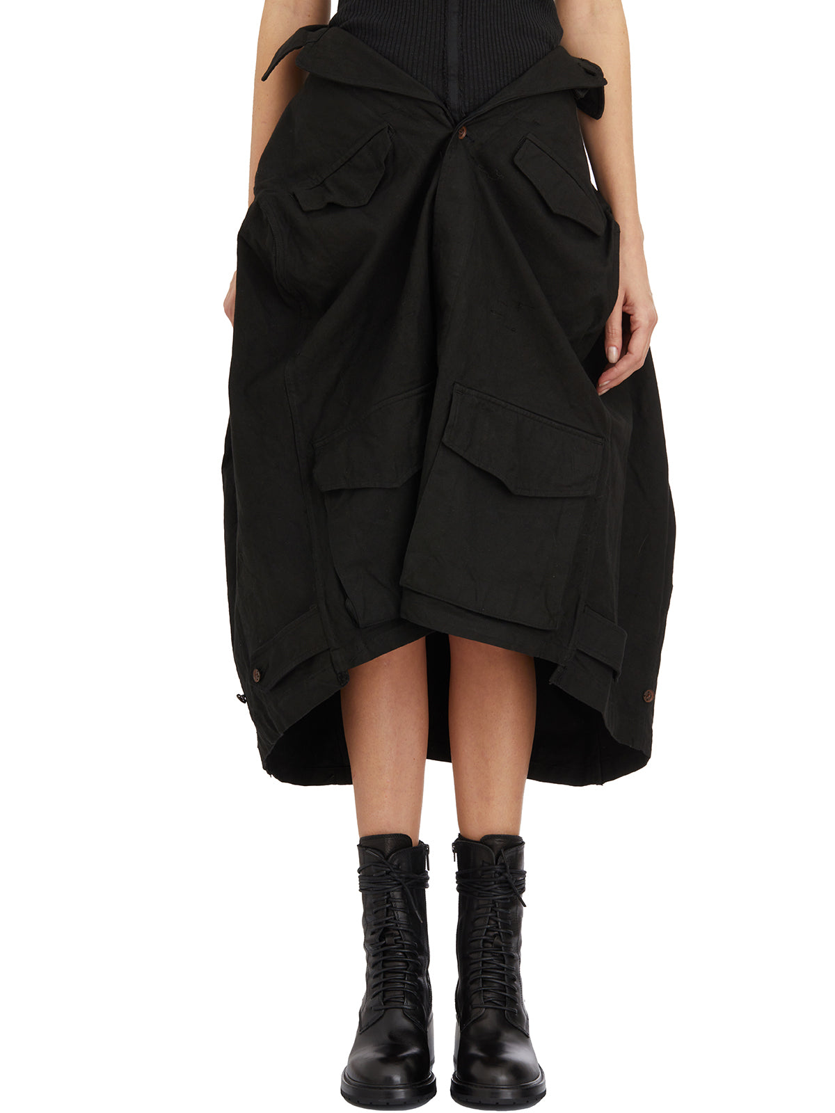 MARC LE BIHAN Shirt Effect Mini Skirt - Size 38