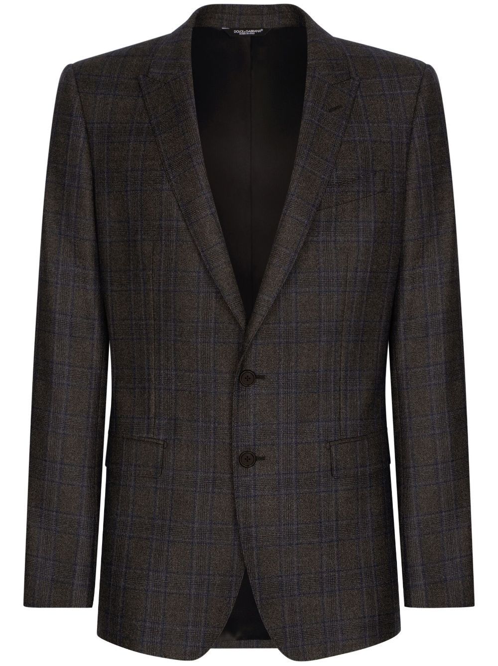 DOLCE & GABBANA Prince of Wales Check Pattern Blazer for Men