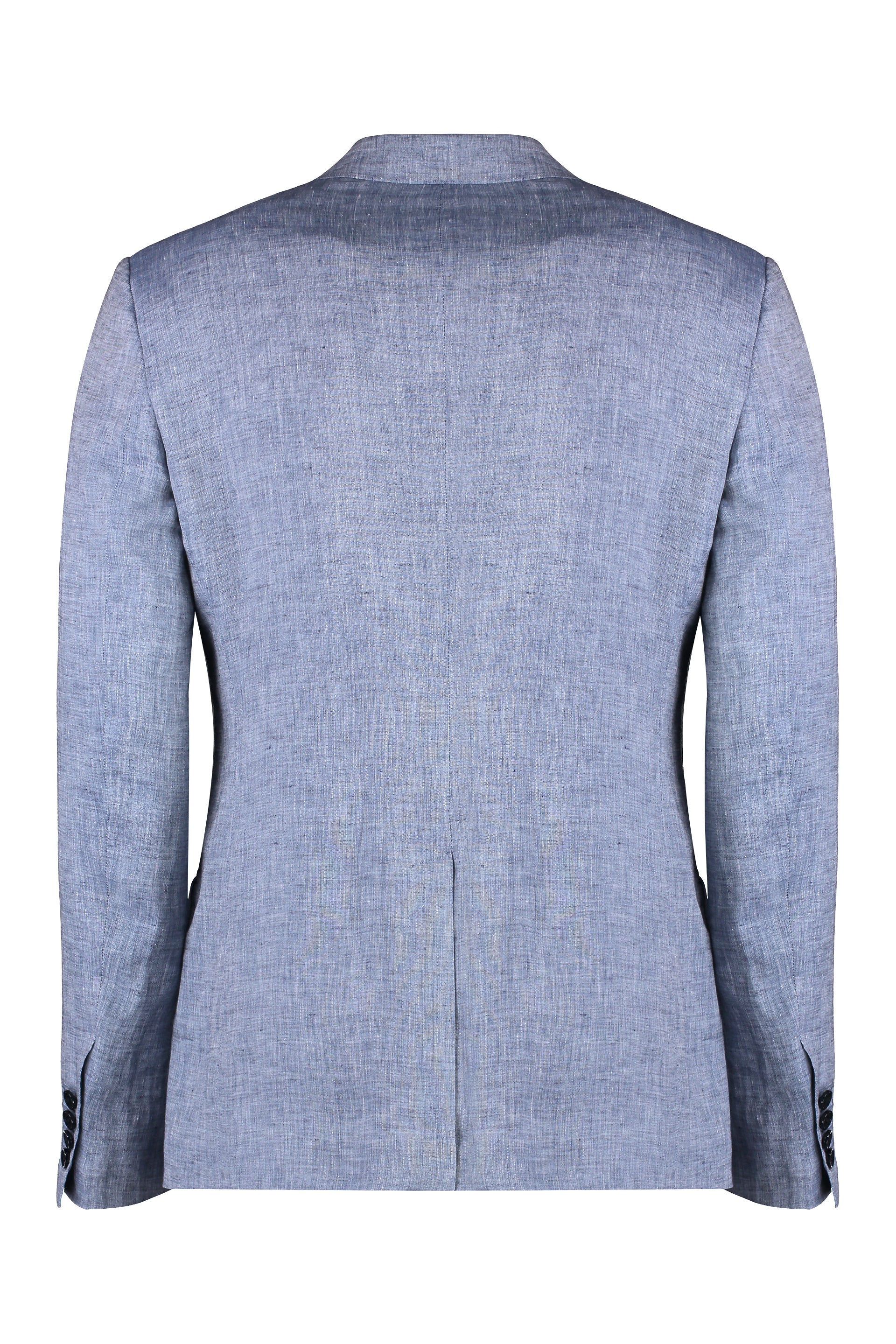 DOLCE & GABBANA Double-Breasted Linen Jacket for Men - SS24