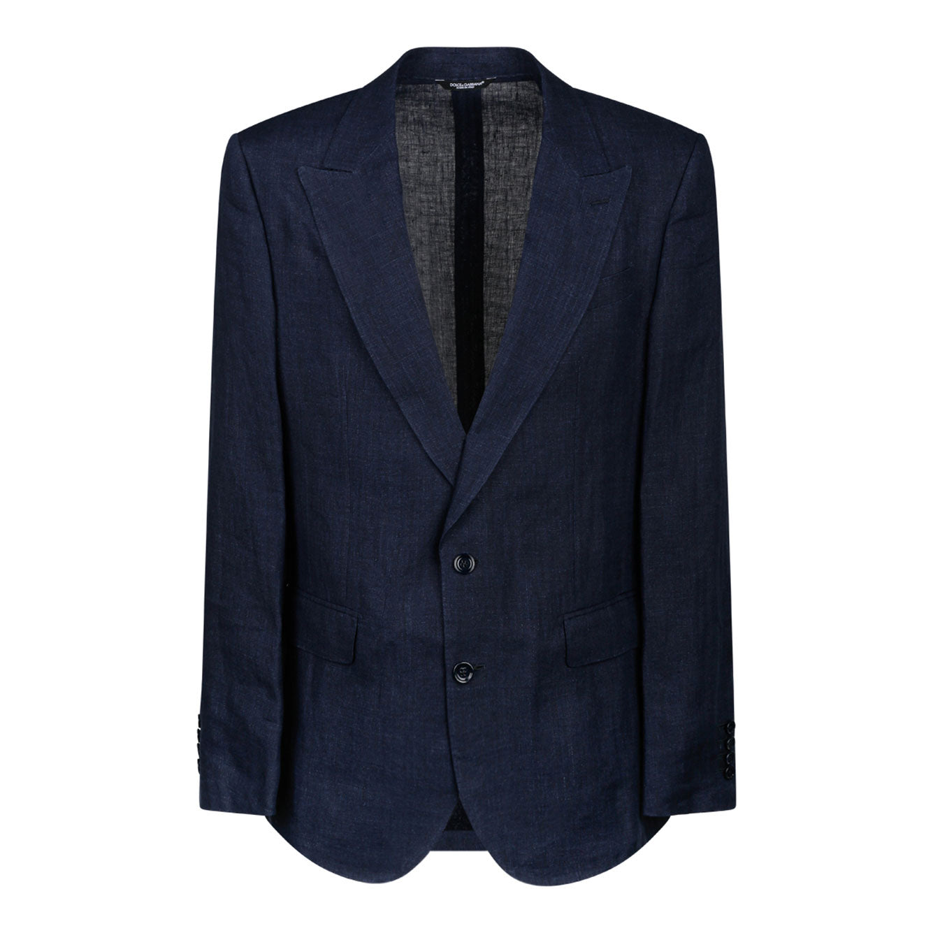 DOLCE & GABBANA Melange Linen Jacket for Men