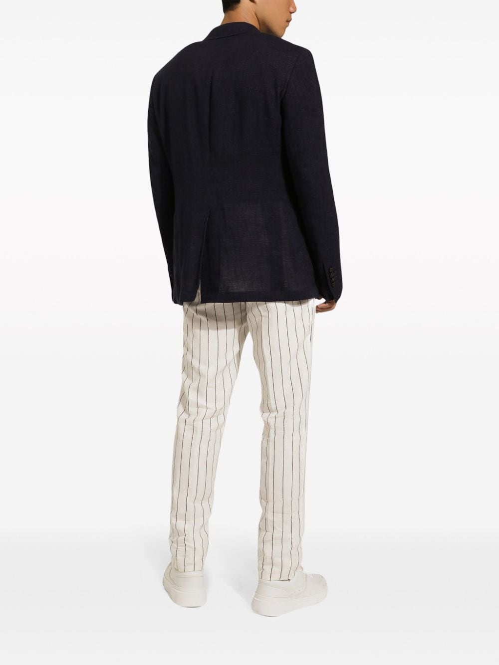 DOLCE & GABBANA Melange Linen Jacket for Men