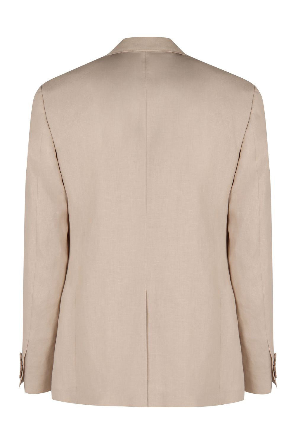 DOLCE & GABBANA Linen Jacket with Lapel Collar for Men