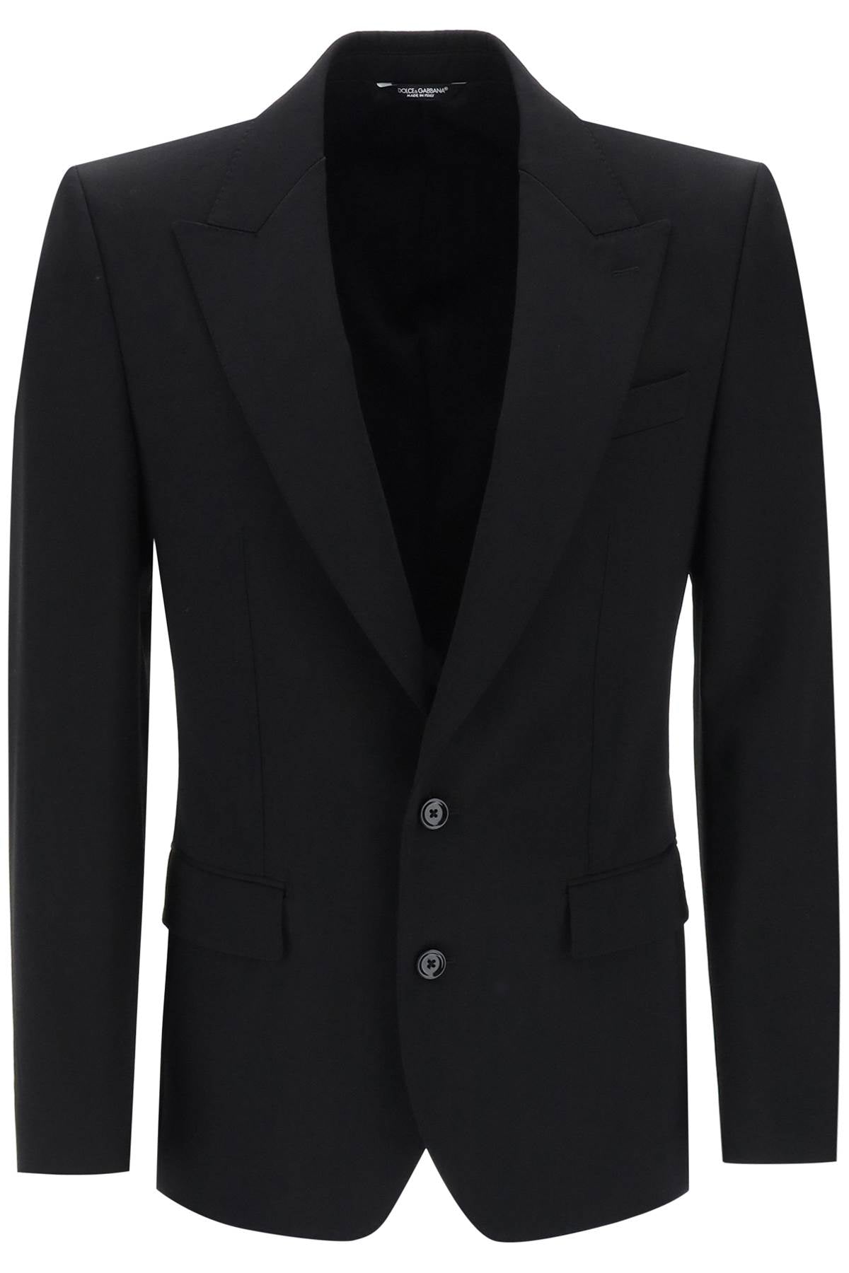 DOLCE & GABBANA Single-Breasted Virgin Wool Jacket