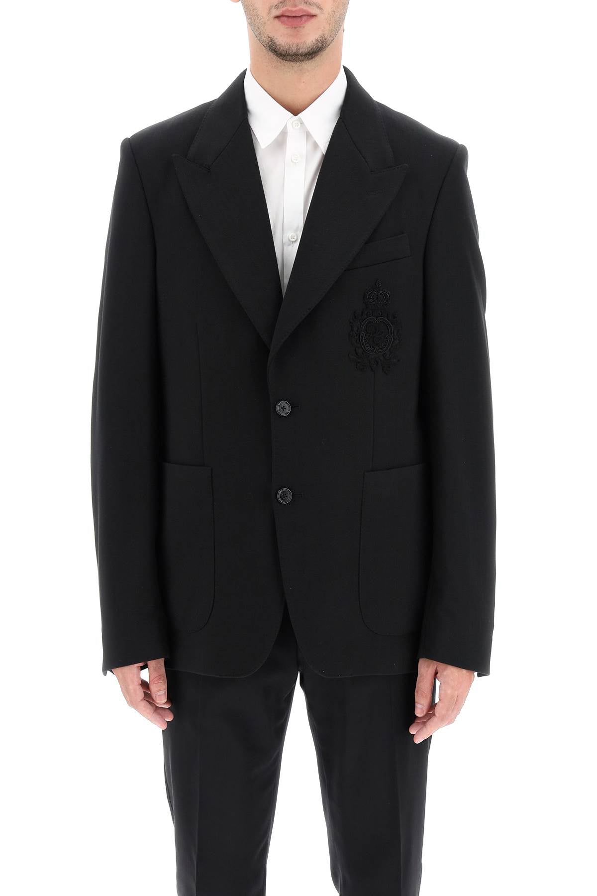 DOLCE & GABBANA Men's Stretch Viscose Blend Blazer