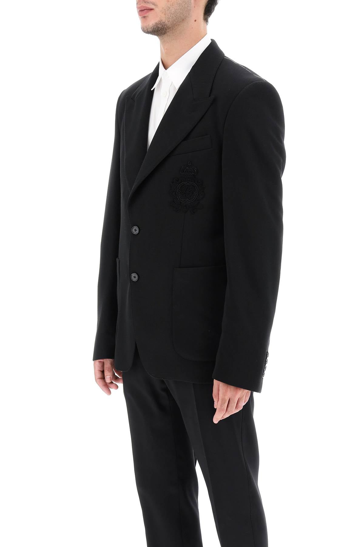 DOLCE & GABBANA Men's Stretch Viscose Blend Blazer
