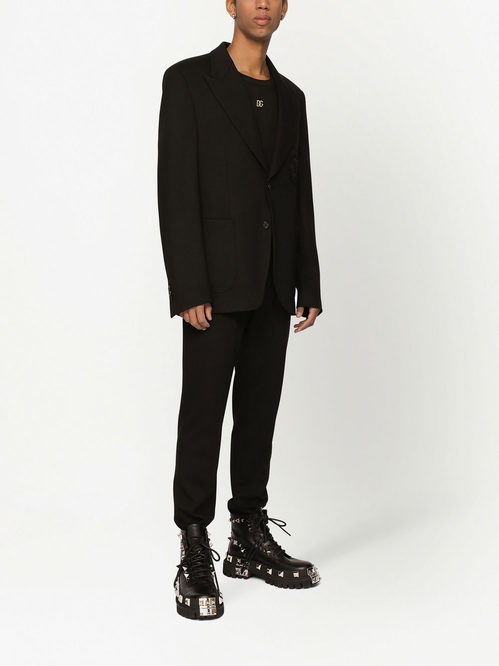 DOLCE & GABBANA Men's Stretch Viscose Blend Blazer