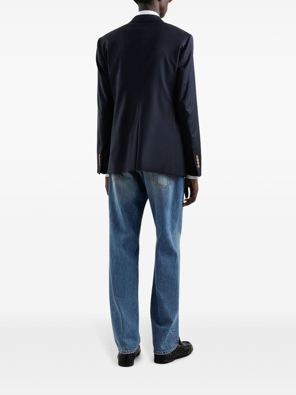 DOLCE & GABBANA Double-Breasted Virgin Wool Jacket