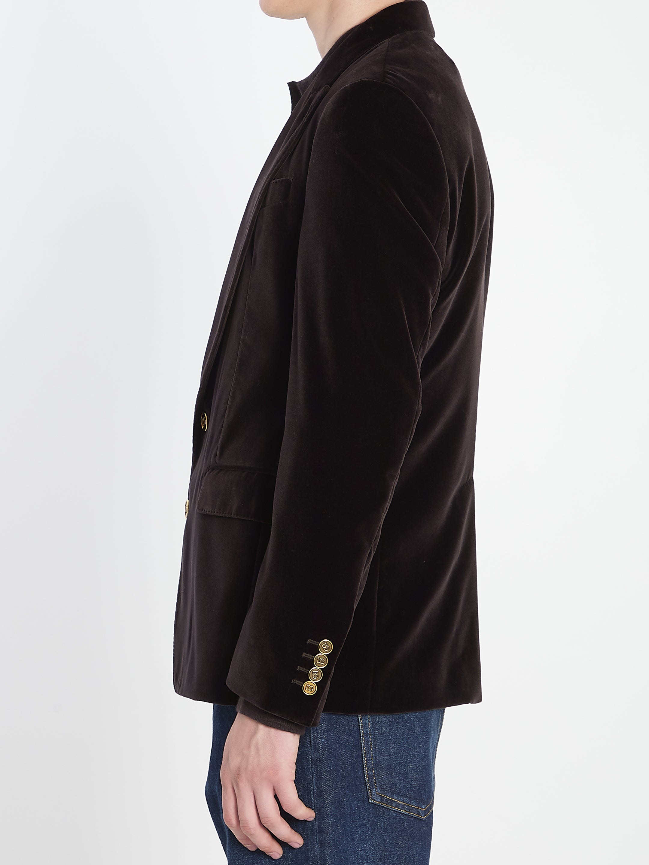 DOLCE & GABBANA Single-Breasted Sicilia Light Jacket - Regular Fit Size 50