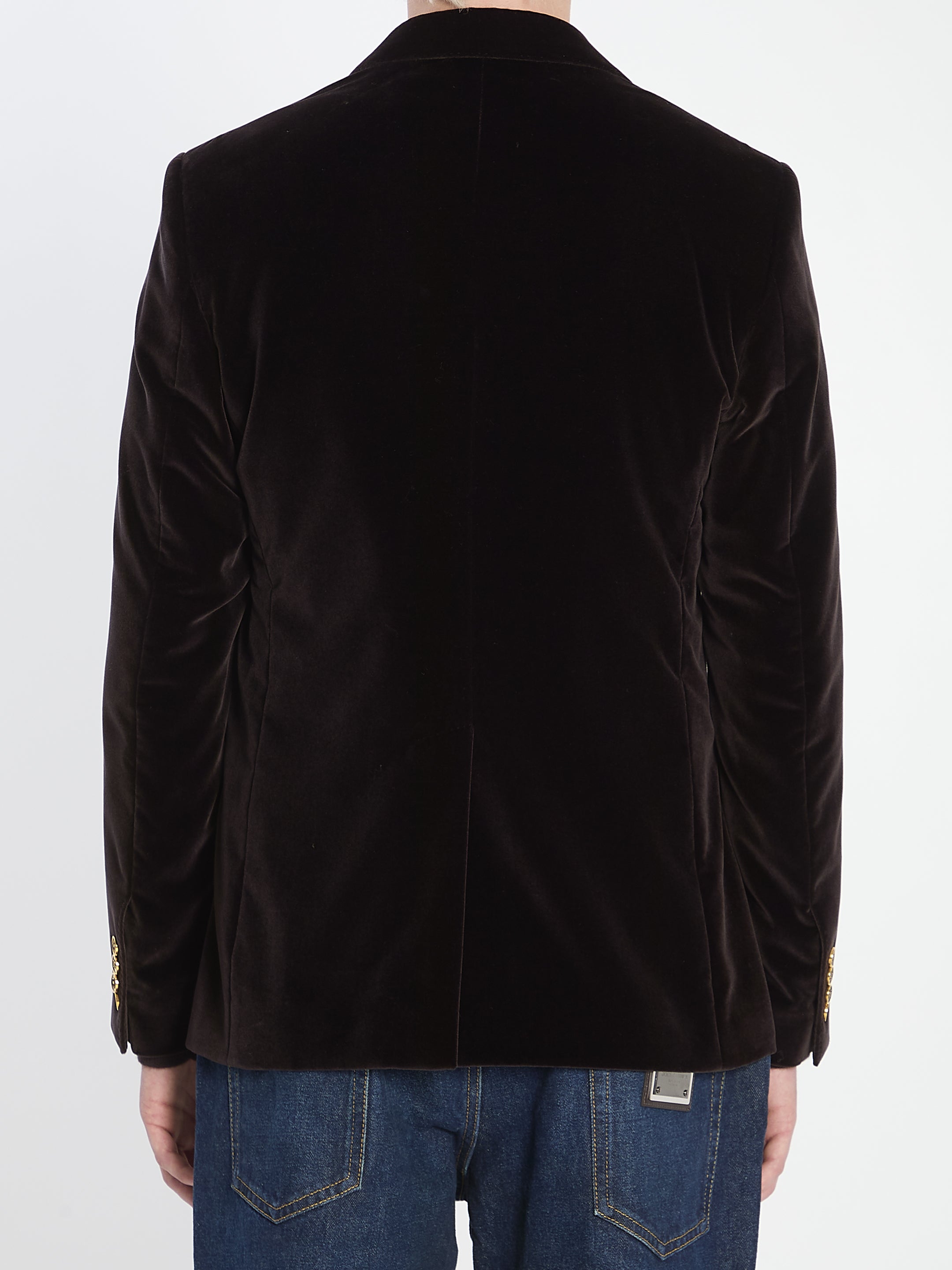 DOLCE & GABBANA Single-Breasted Sicilia Light Jacket - Regular Fit Size 50