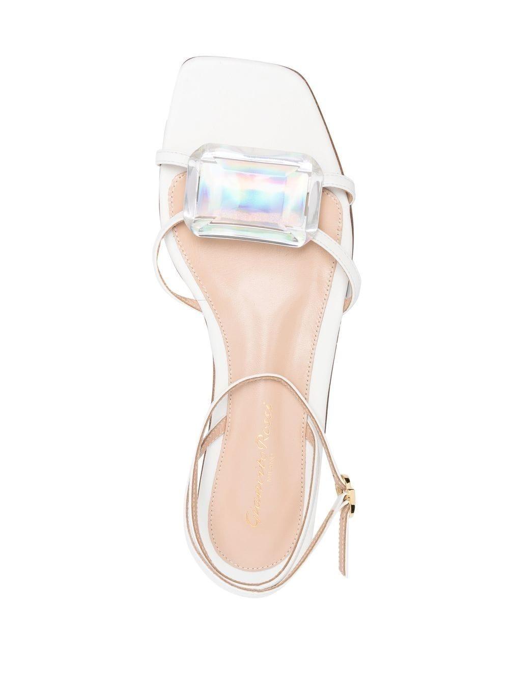 GIANVITO ROSSI Elegantly Crafted Flat Sandal for Women