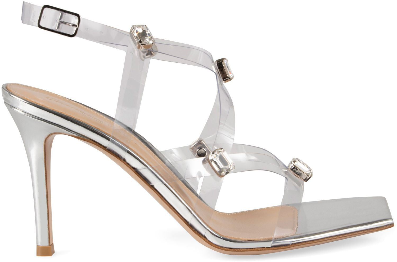 GIANVITO ROSSI Crystal Fever Heeled Sandals