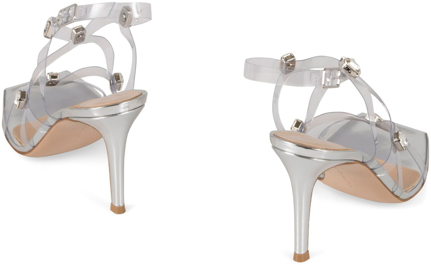 GIANVITO ROSSI Crystal Fever Heeled Sandals