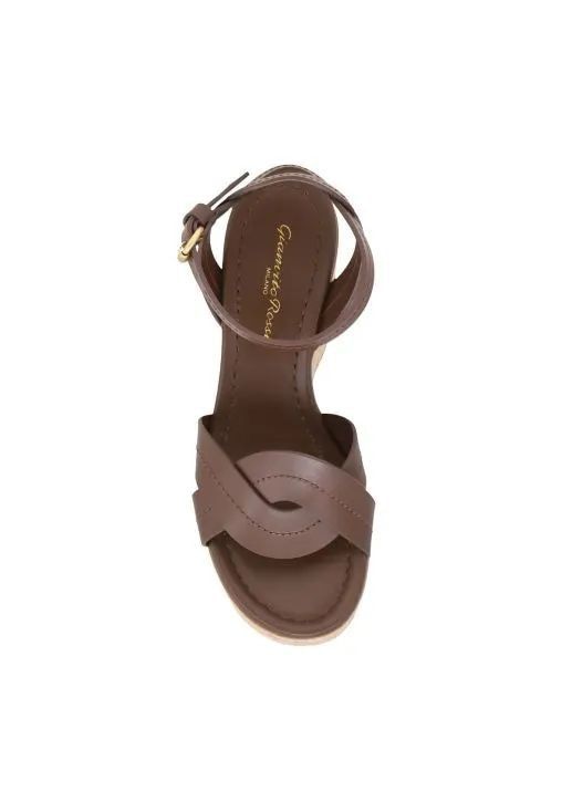 GIANVITO ROSSI Platform Sandals with Wide Straps - 10.5 cm Height