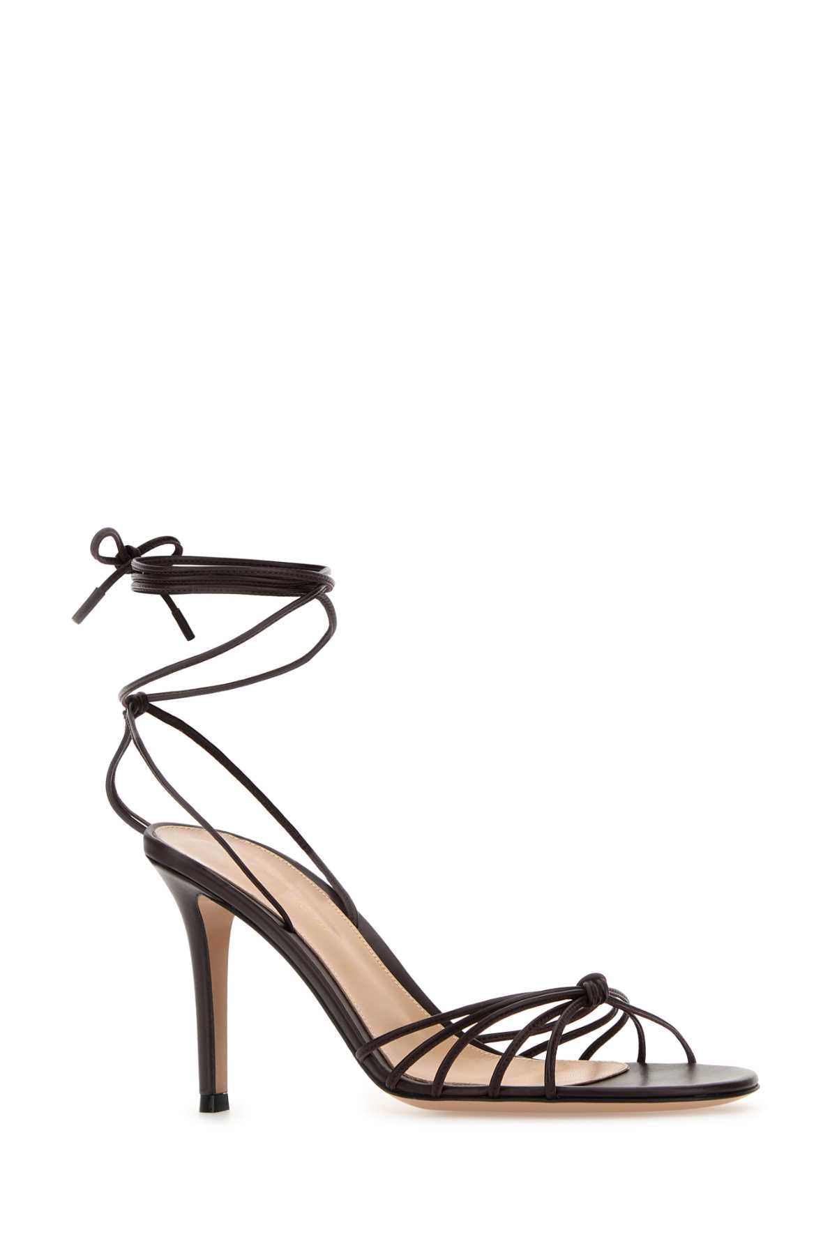 GIANVITO ROSSI Nappa Leather Gwyneth Sandals