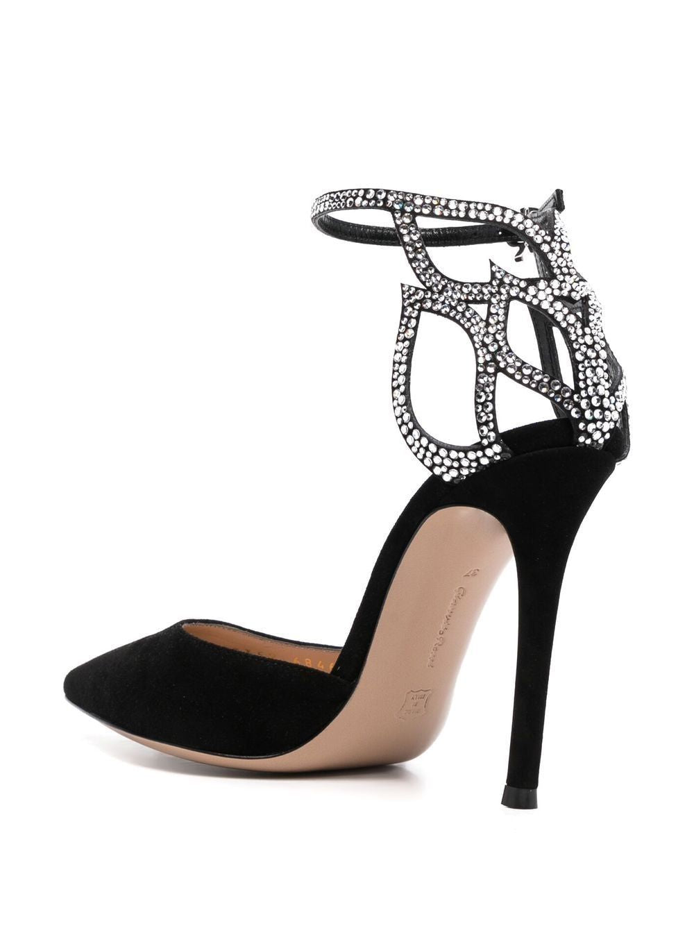 GIANVITO ROSSI Crystal Fleur Pumps for Women