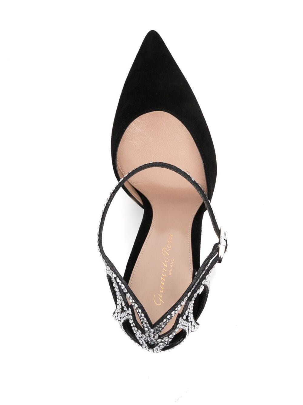 GIANVITO ROSSI Crystal Fleur Pumps for Women