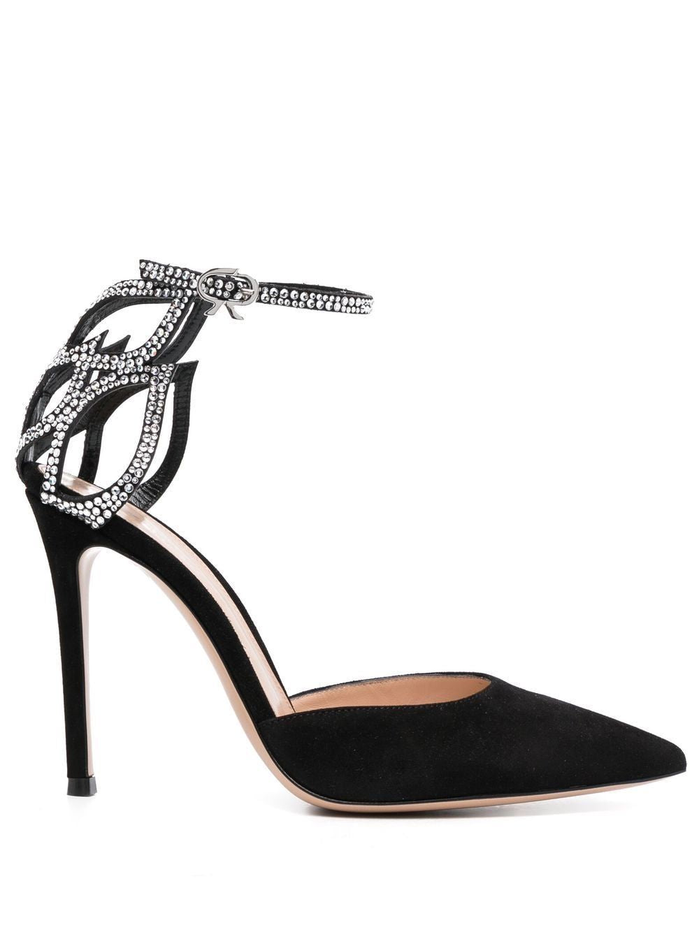 GIANVITO ROSSI Crystal Fleur Pumps for Women