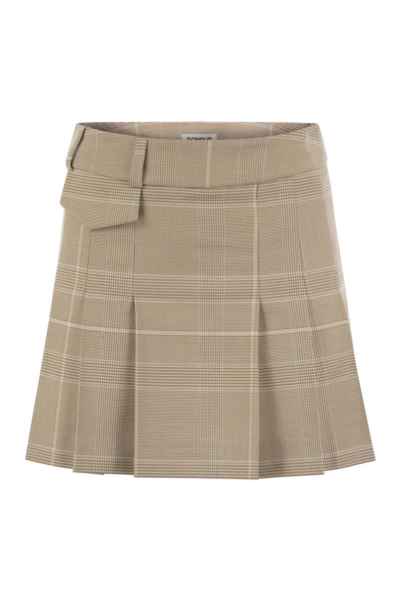 DONDUP Women's Pleated Mini Skirt