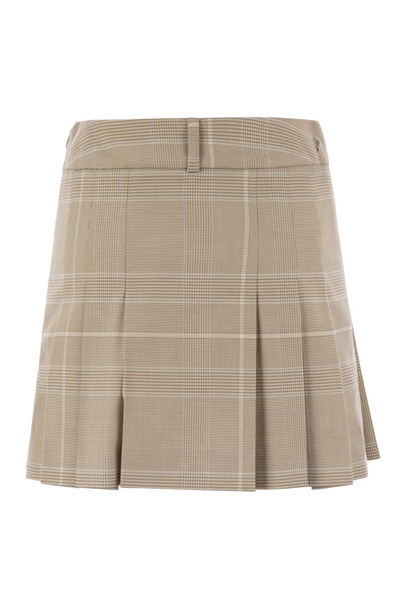 DONDUP Women's Pleated Mini Skirt
