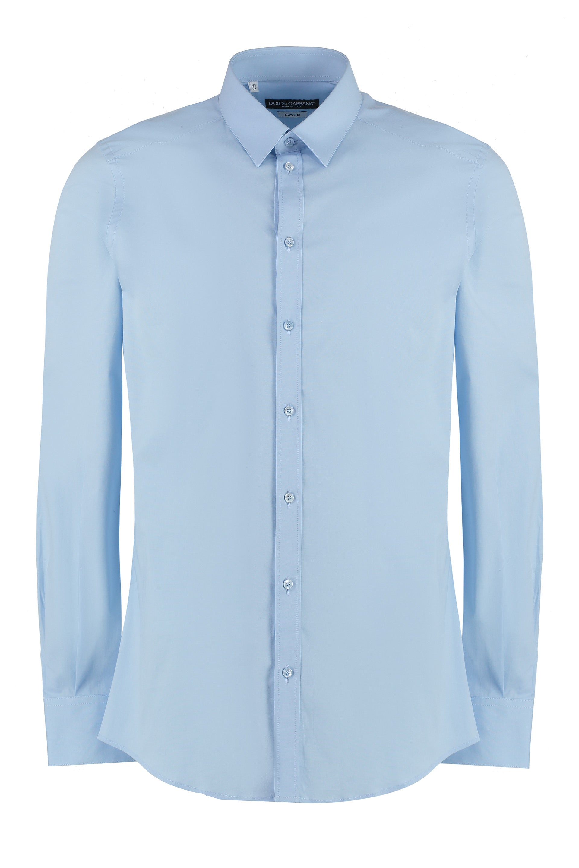 DOLCE & GABBANA Men's Slim Fit Cotton Shirt - Size IT 42