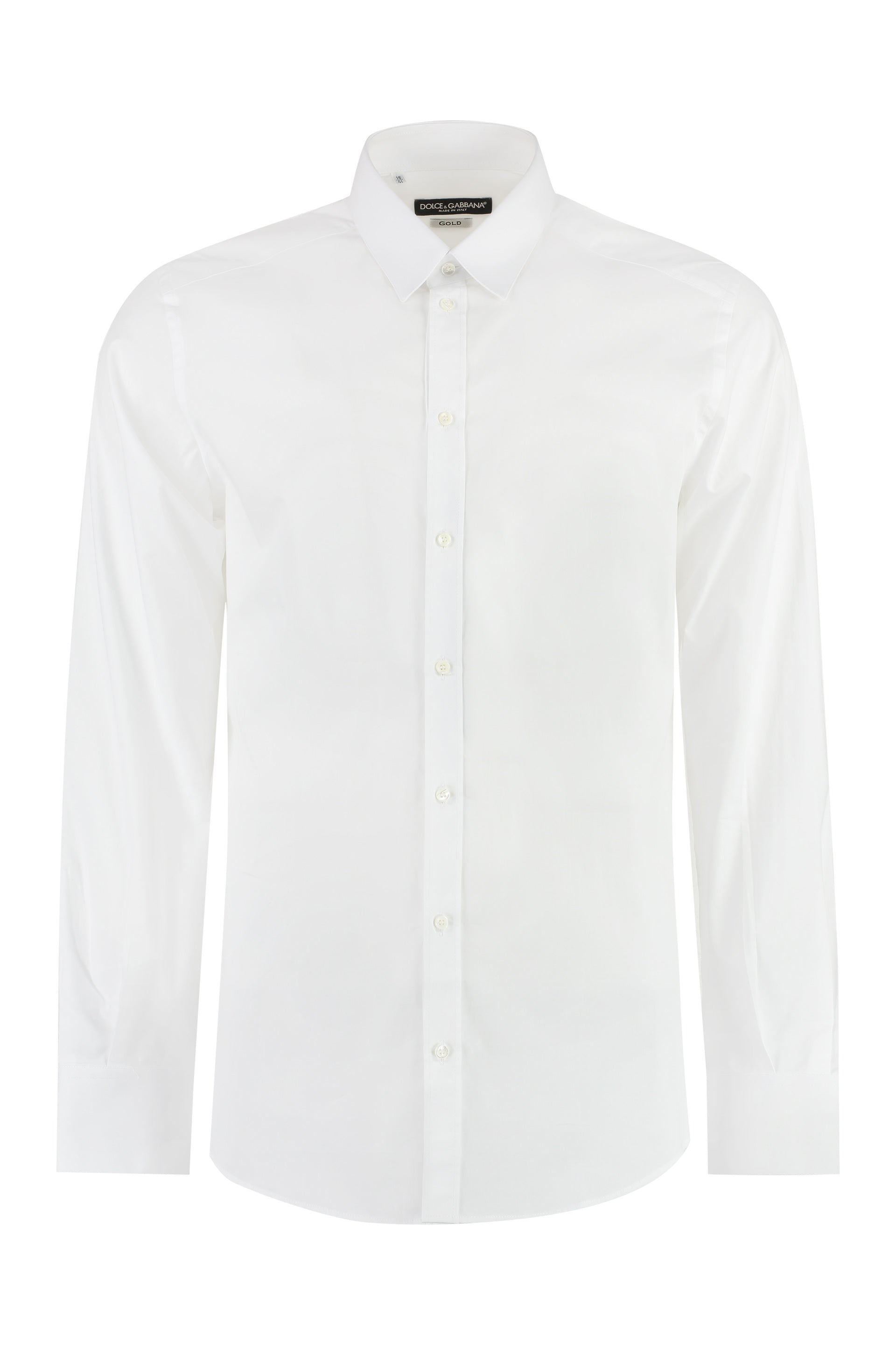 DOLCE & GABBANA Men's Stretch Poplin Shirt