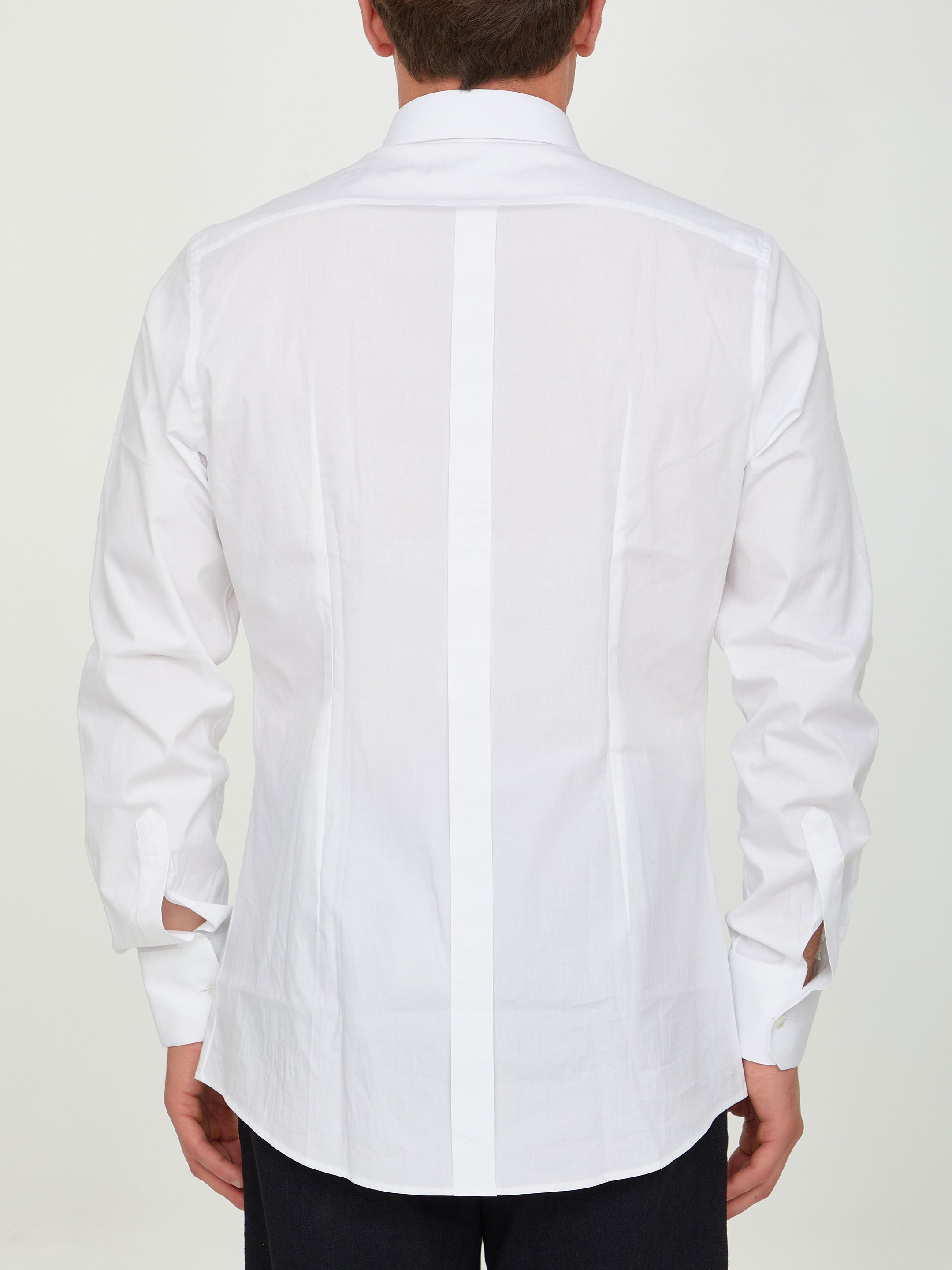 DOLCE & GABBANA Men's Stretch Poplin Shirt
