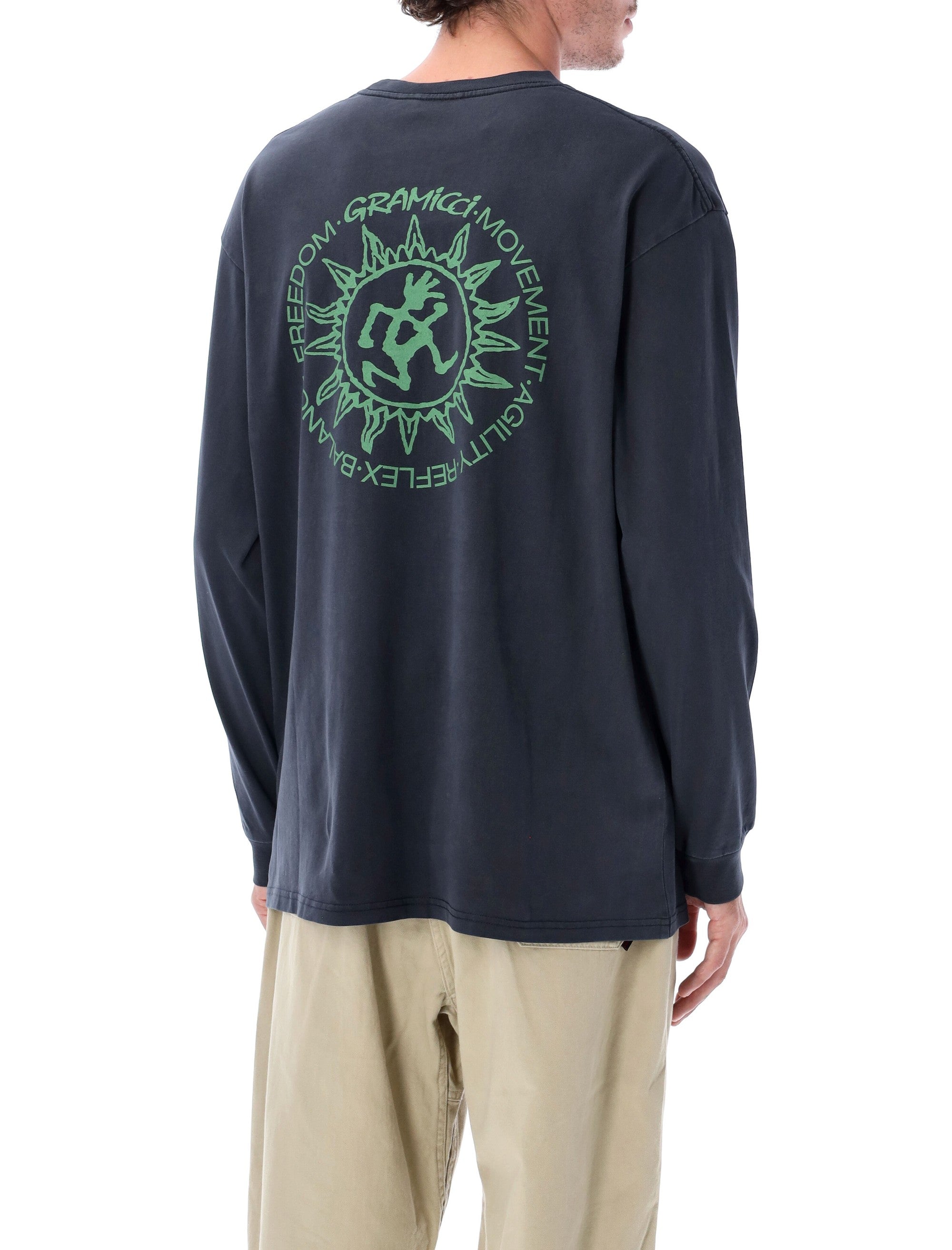 GRAMICCI Sun Pigment-Dyed Long Sleeve T-Shirt (Size L)