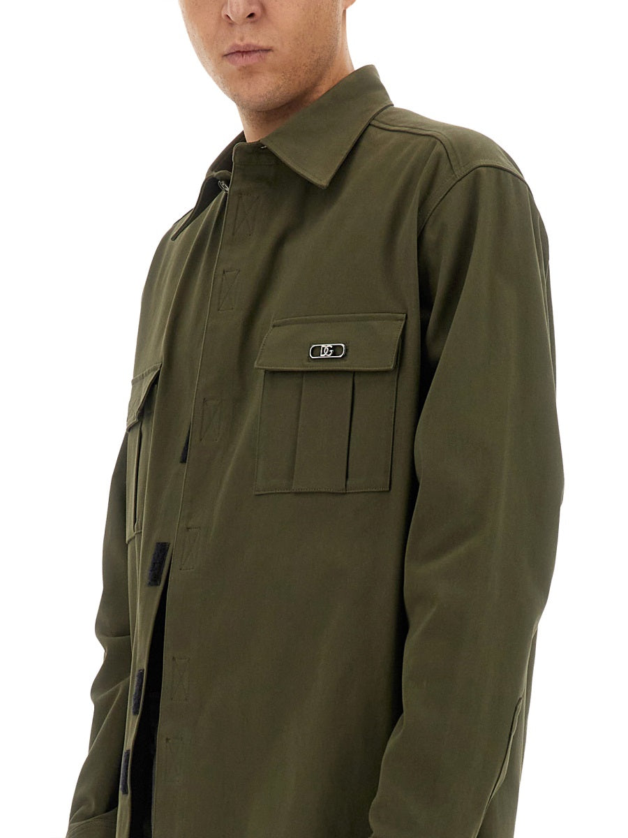 DOLCE & GABBANA Stylish Cotton Blend Shirt for Men