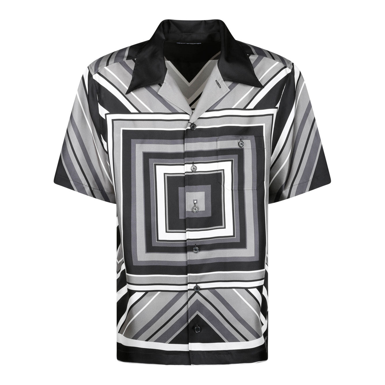 DOLCE & GABBANA Sleek Silk Stripe Shirt for Men