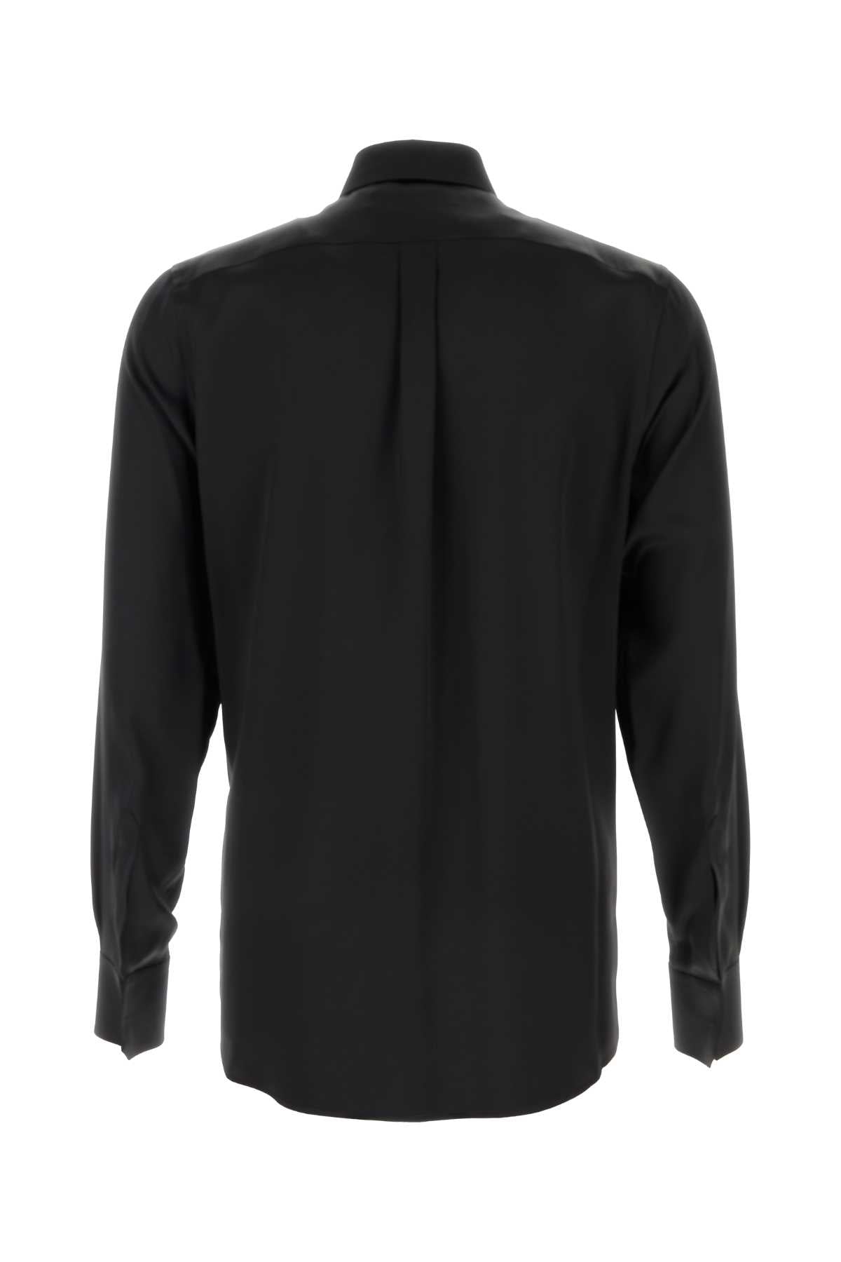 DOLCE & GABBANA Satin Martini Shirt for Men - FW24