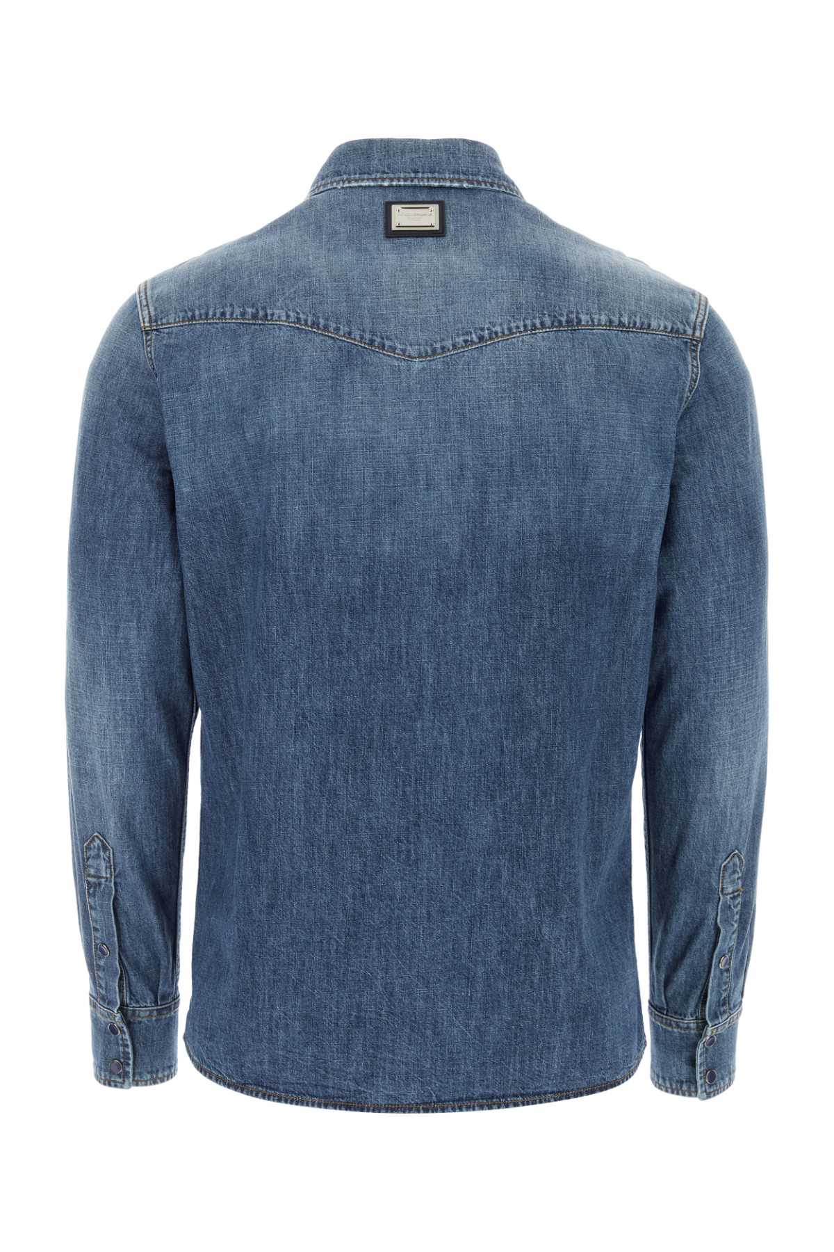 DOLCE & GABBANA Classic Denim Shirt for Men - FW24