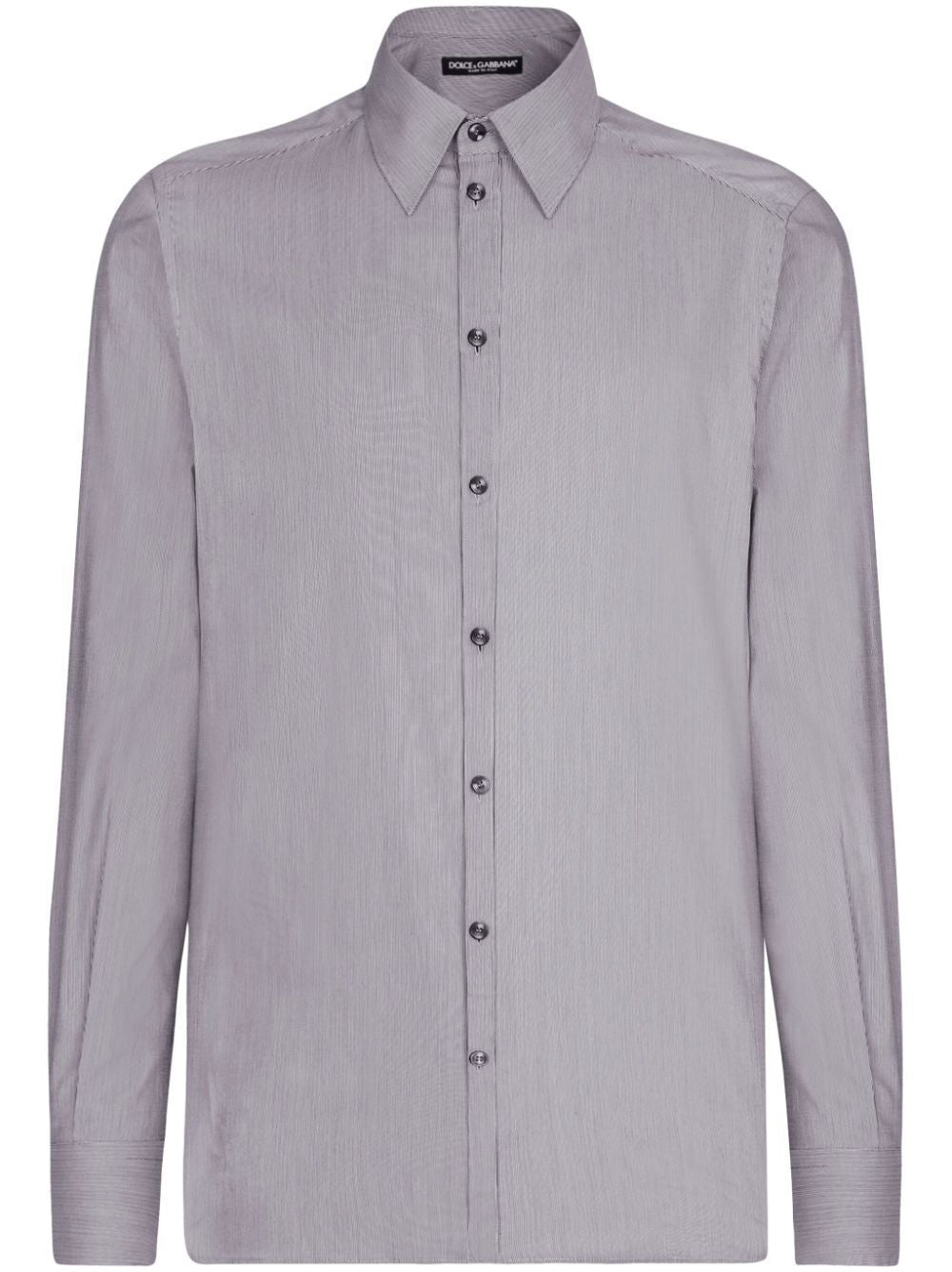 DOLCE & GABBANA Striped Cotton Shirt for Men - SS24 Collection