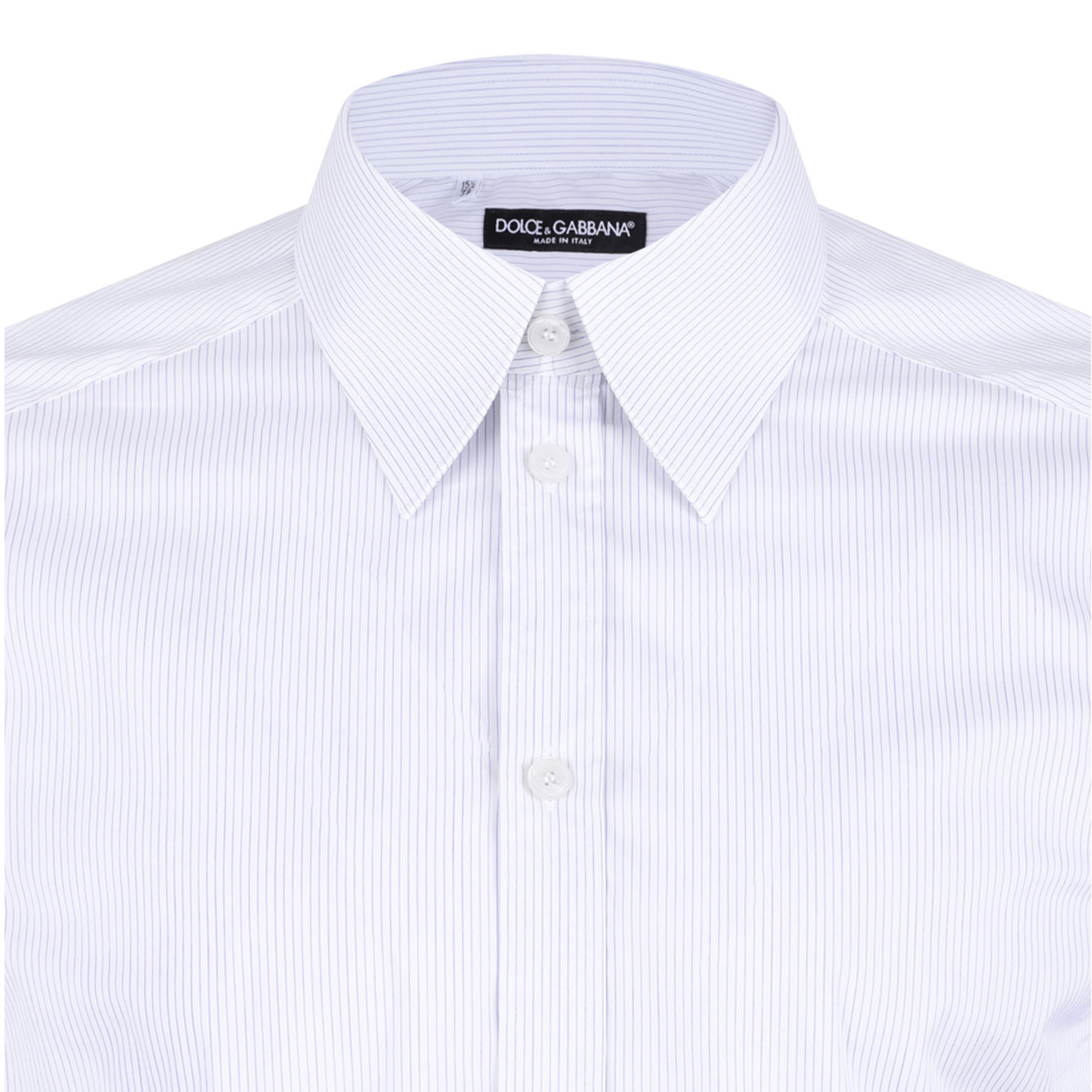 DOLCE & GABBANA Casual Striped Cotton Shirt for Men