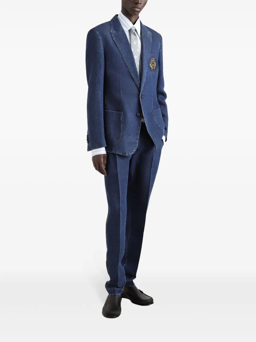 DOLCE & GABBANA Striped Short Sleeve Shirt for Men