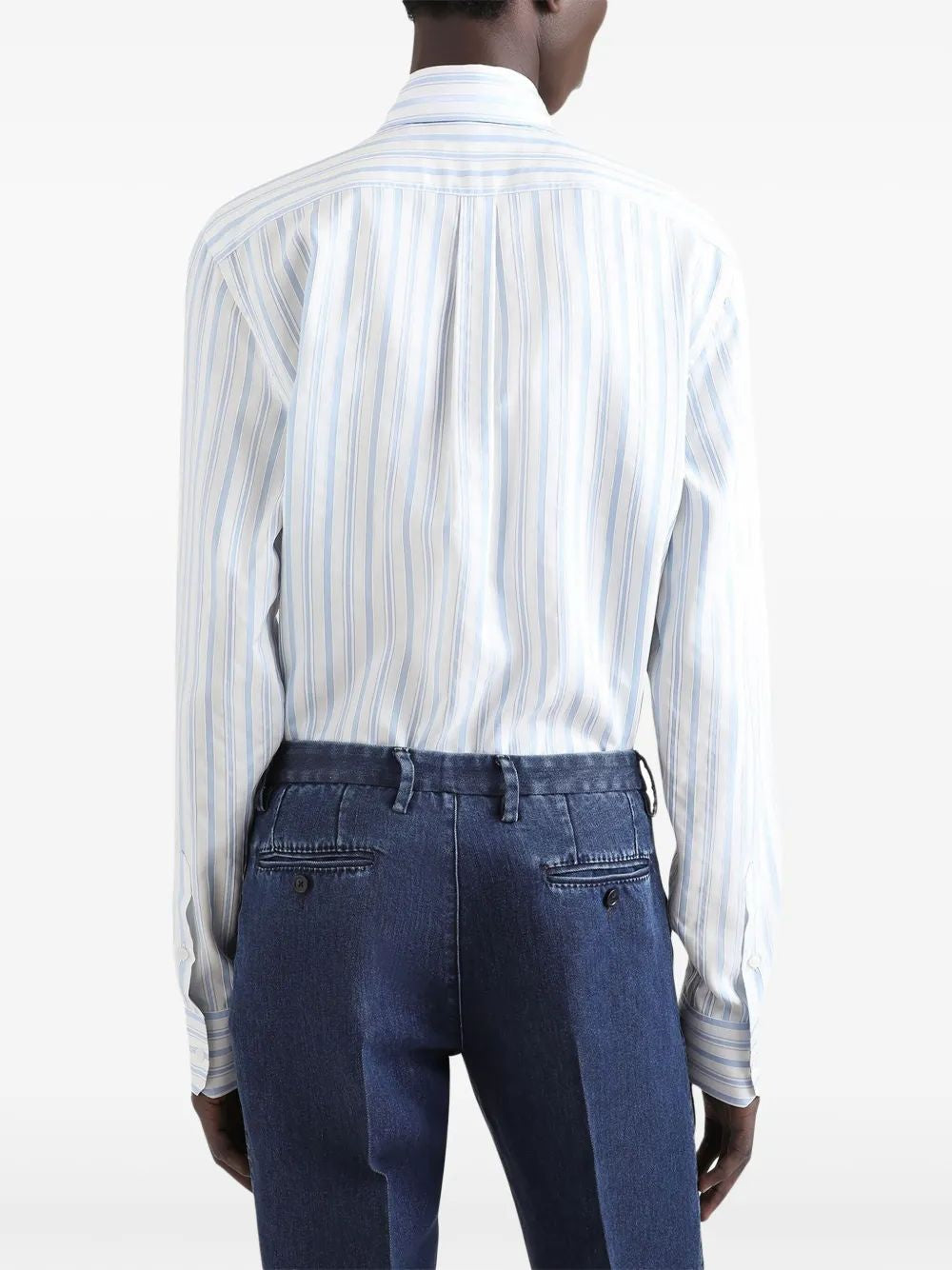 DOLCE & GABBANA Striped Short Sleeve Shirt for Men