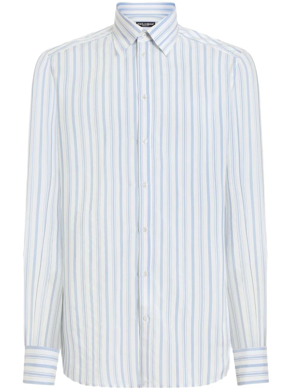 DOLCE & GABBANA Striped Short Sleeve Shirt for Men