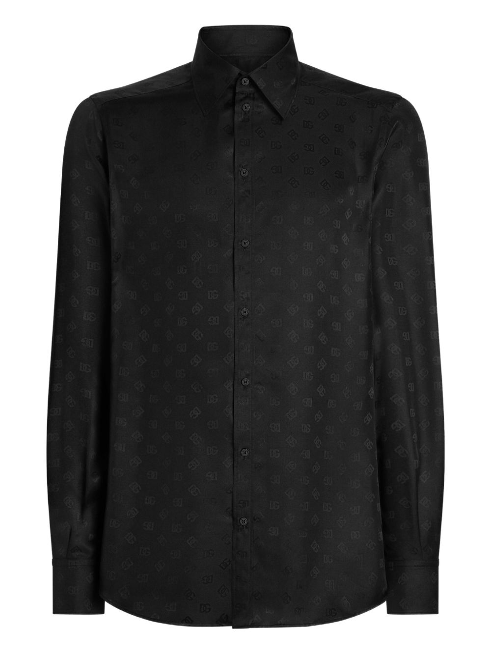 DOLCE & GABBANA Jacquard Silk Shirt for Men - Fall 2025 Collection