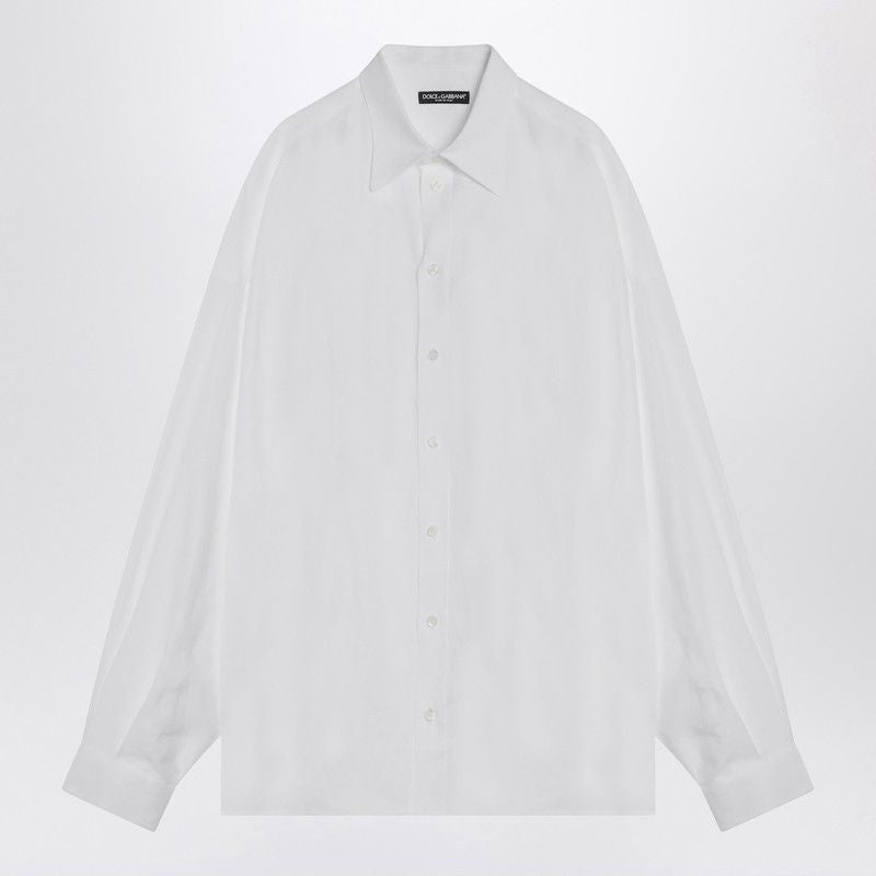 DOLCE & GABBANA Premium Linen Shirt for Men - SS25 Collection