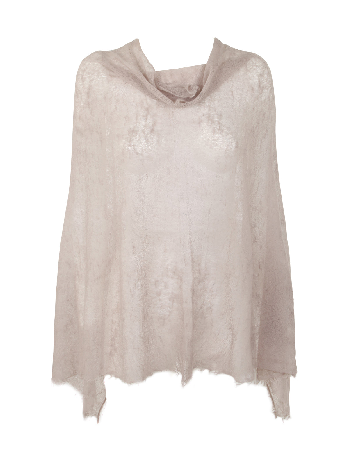 MIRROR IN THE SKY Sky Reflection Semi Felted Poncho