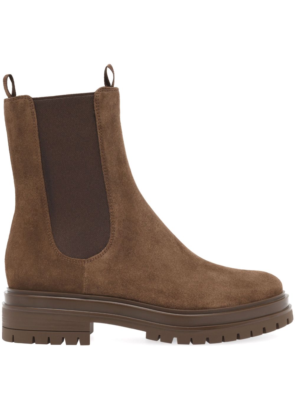 GIANVITO ROSSI Chester Suede Leather Ankle Boots for Women