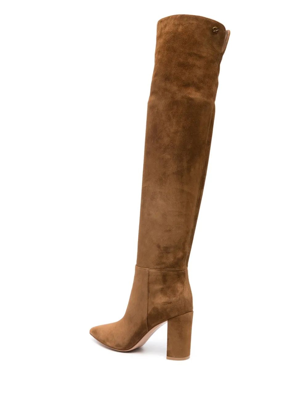 GIANVITO ROSSI Chic Suede Western-Style Boots for Women