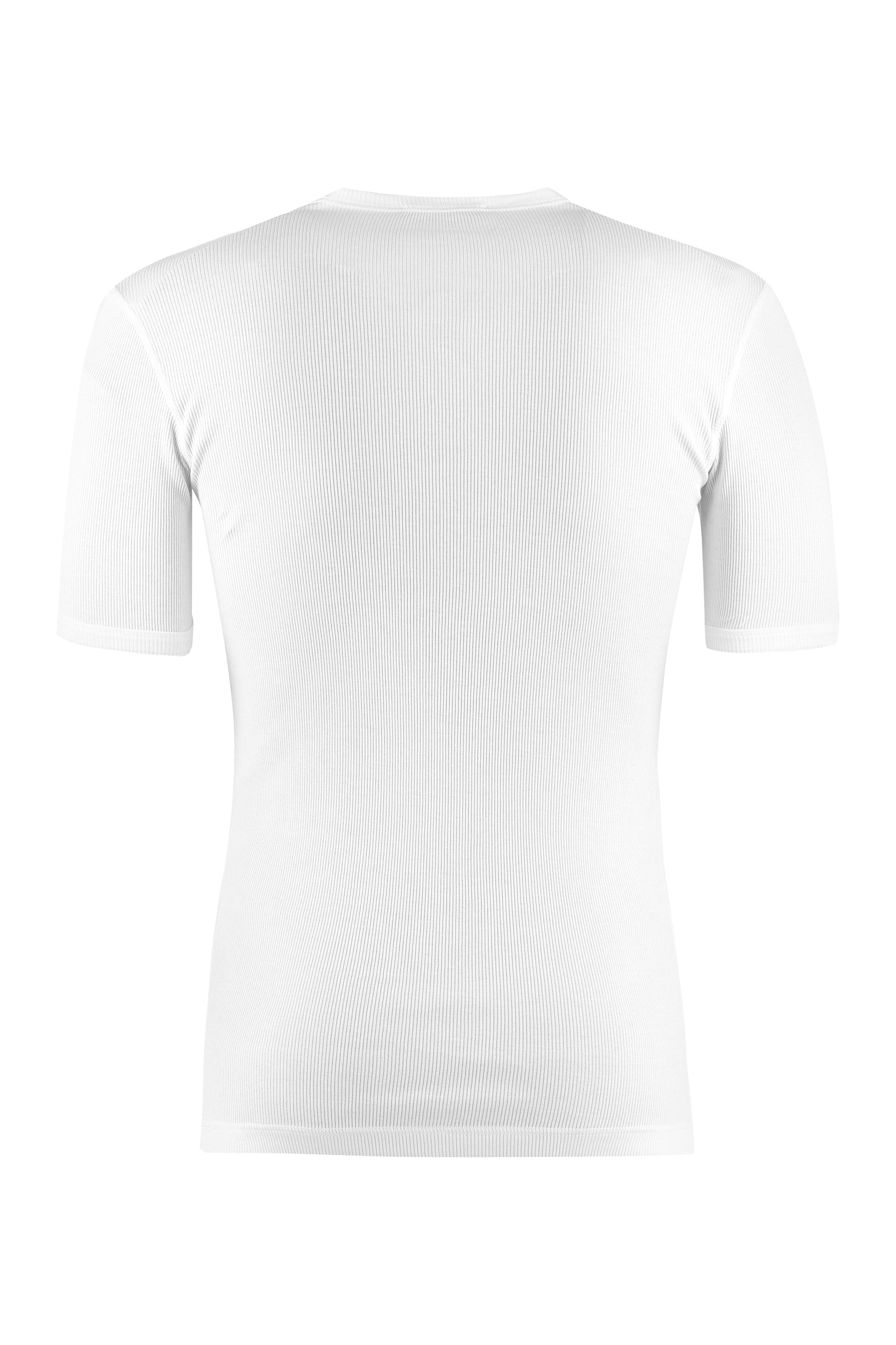 DOLCE & GABBANA Ribbed Cotton Crew-Neck T-Shirt