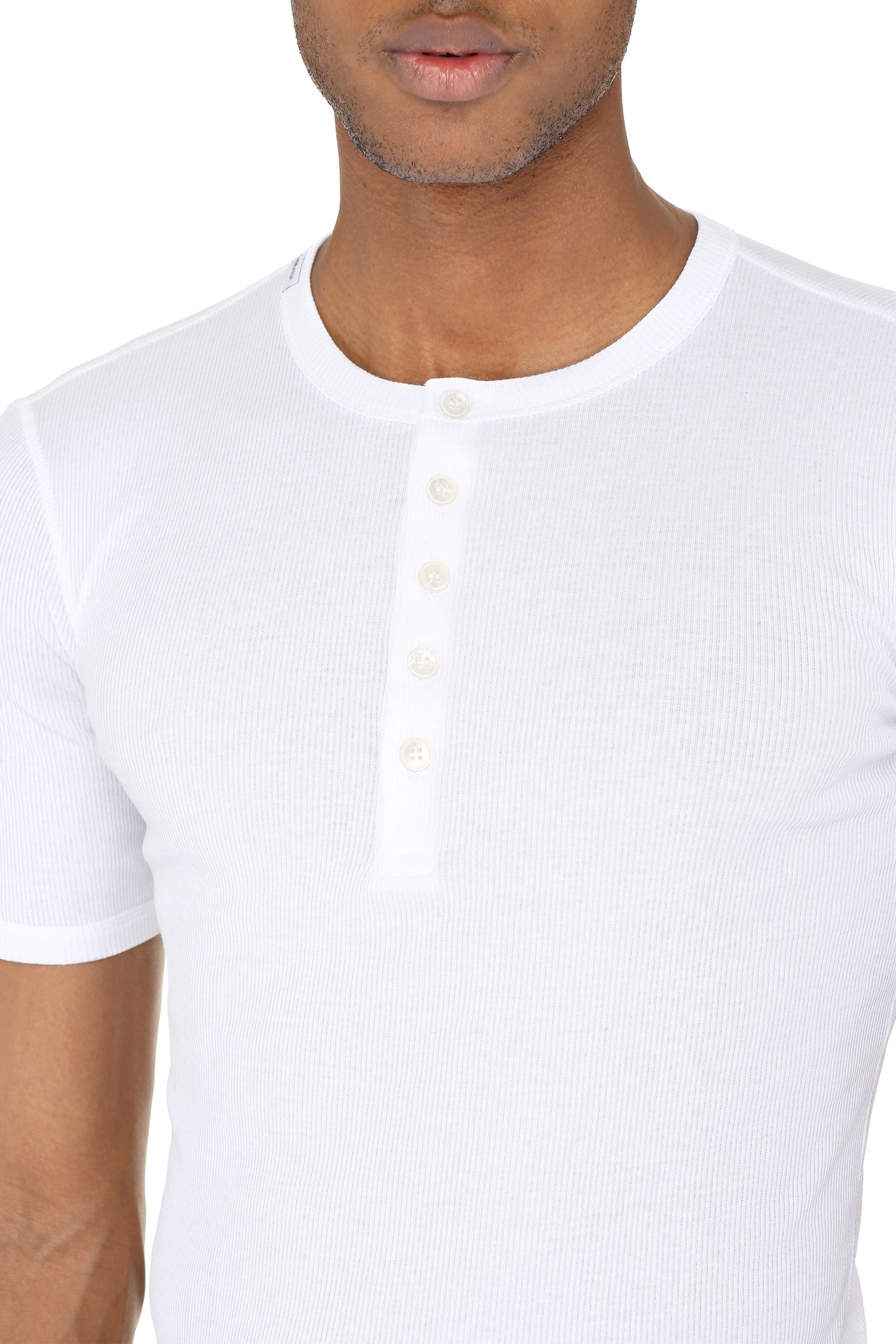 DOLCE & GABBANA Ribbed Cotton Crew-Neck T-Shirt