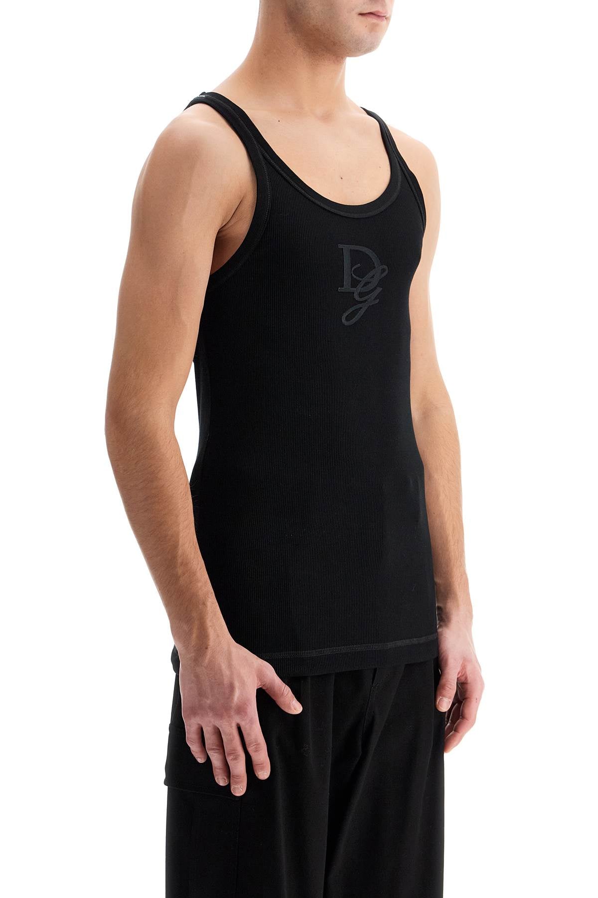 DOLCE & GABBANA Cotton Tank Top for Men - SS25 Collection